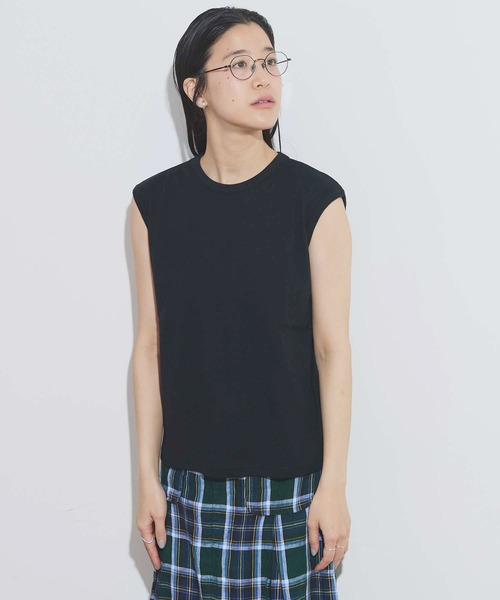 フィグロンドン15 　Tシャツ fig London（フィグロンドン） tシャツ _GIZA no sleeve レディース