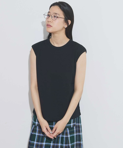 fig London（フィグロンドン） tシャツ _GIZA no sleeve レディース