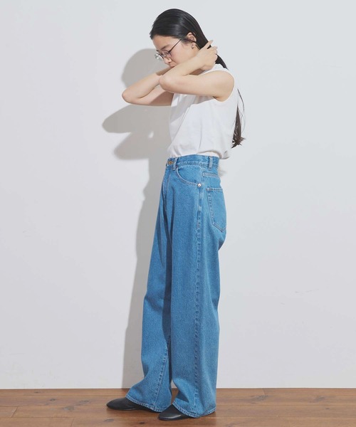 fig London（フィグロンドン） tシャツ _GIZA no sleeve レディース