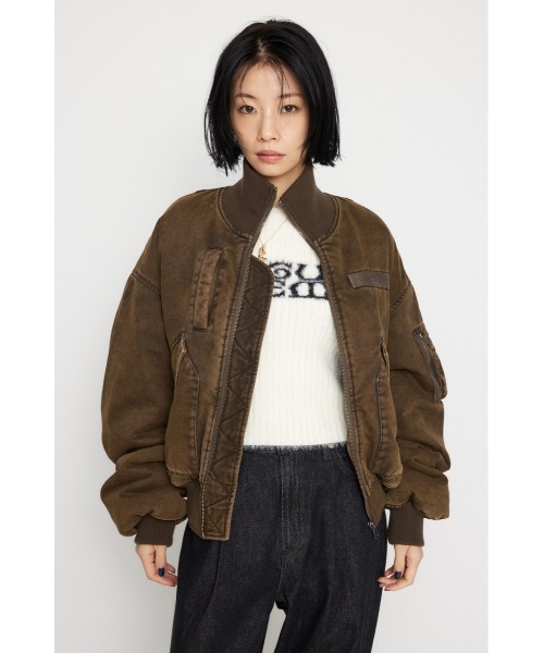 LAGUA GEM ma1 ma-1 BIG POCKET COTTON MA-1 レディース