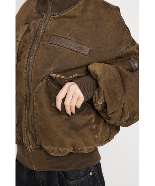 LAGUA GEM ma1 ma-1 BIG POCKET COTTON MA-1 レディース