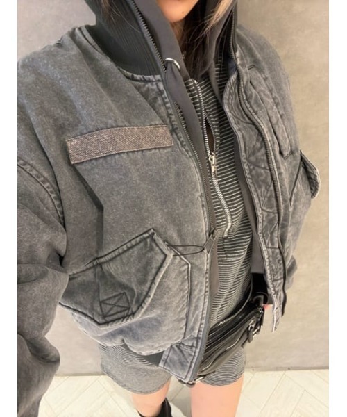 LAGUA GEM（ラグアジェム） ma1 ma-1 BIG POCKET COTTON MA-1