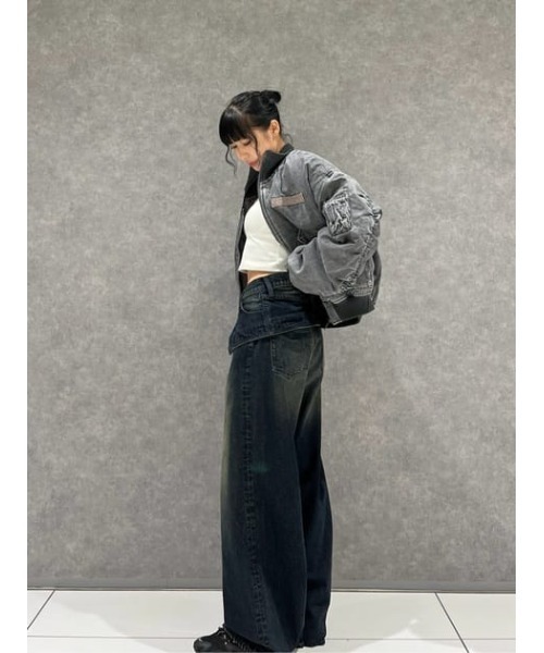 LAGUA GEM（ラグアジェム） ma1 ma-1 BIG POCKET COTTON MA-1