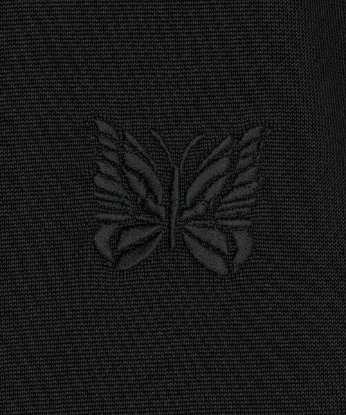 【未使用】Needles ブラック ジャージ カーディガン M ニット 透かしトッパーカーディガン ブラック レディース(M