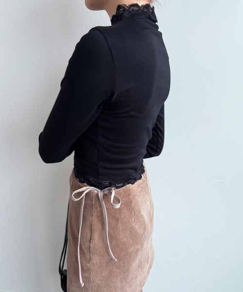 EDIT. FOR LULU（エディットフォールル） tシャツ 「追加」レース