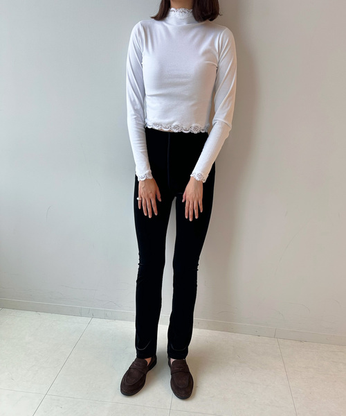 EDIT. FOR LULU（エディットフォールル） tシャツ 「追加」レース