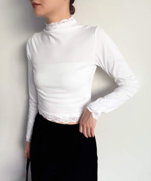 EDIT. FOR LULU（エディットフォールル） tシャツ 「追加」レース