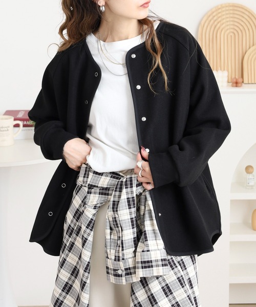 BARNDOOR（バーンドア） カーディガン 圧縮ニットリブカーディガン