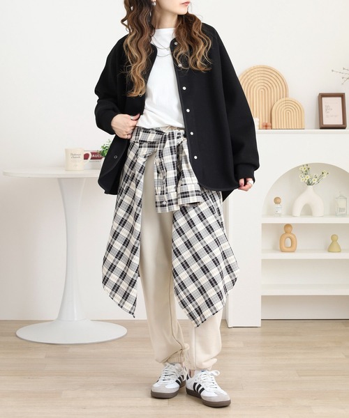 BARNDOOR（バーンドア） カーディガン 圧縮ニットリブカーディガン