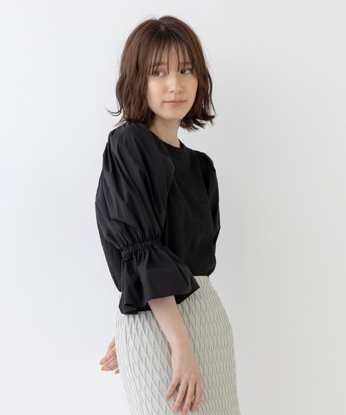 「Sono」 7分袖ブラウス 1 ホワイト レディース_画像4