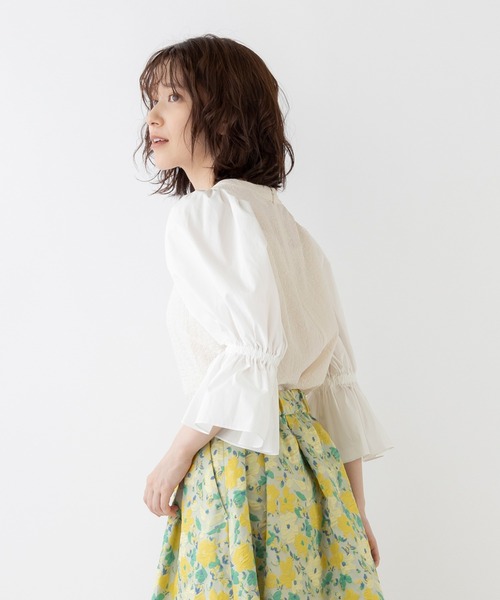 「Sono」 7分袖ブラウス 1 ホワイト レディース_画像8