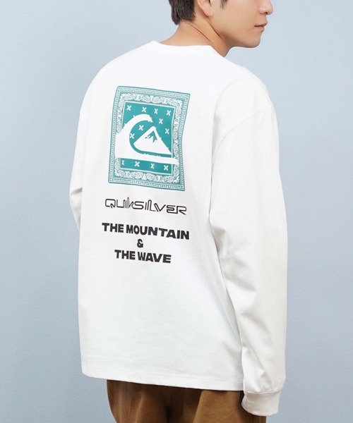 Quiksilver（クイックシルバー） tシャツ ロンT 長袖Tシャツ バック