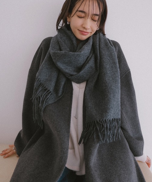 evernavy マフラー ストール カシミヤ大判ストール「100%/内モンゴル産