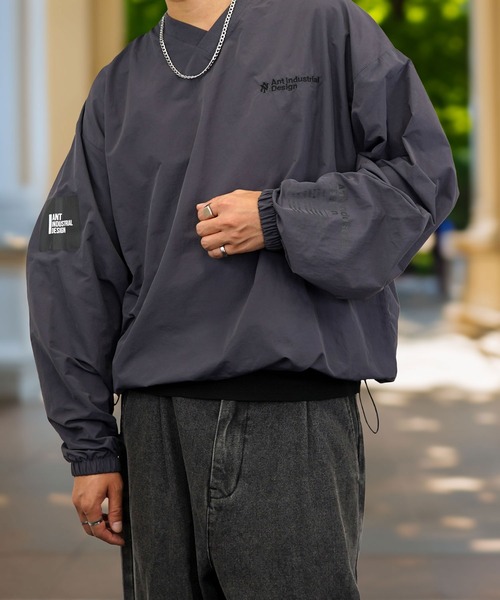 プルオーバーナイロンジャケット（その他メンズトップス）（色