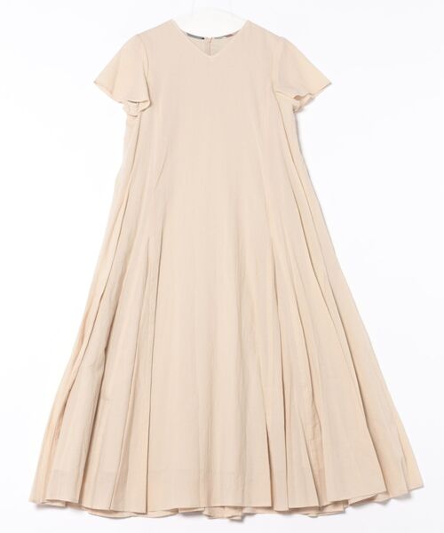 BLUE LABEL CRESTBRIDGE ベージュワンピース 36 BLUE LABEL CRESTBRIDGE（ブルーレーベルクレストブリッジ） 半袖
