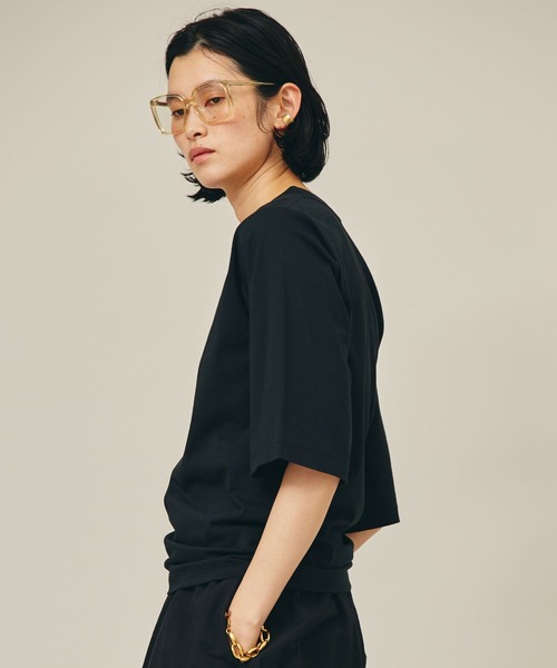「Curensology」 半袖Tシャツ FREE ホワイト レディース_画像9