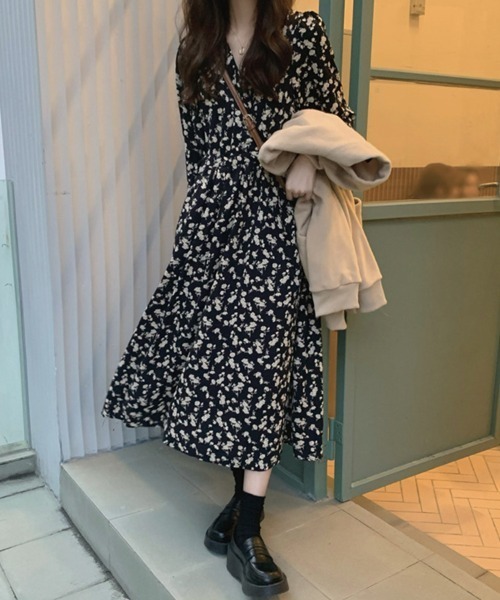 Sally Lunn ワンピース 花柄エレガントワンピース : ZOZOTOWN Yahoo!店