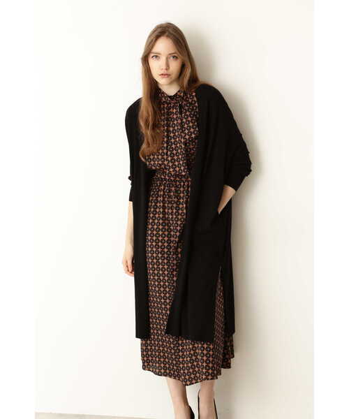 Pinky&Dianneワンピース38 PINKY&DIANNE（ピンキー アンド ダイアン） 長袖ワンピース 36 ブルー