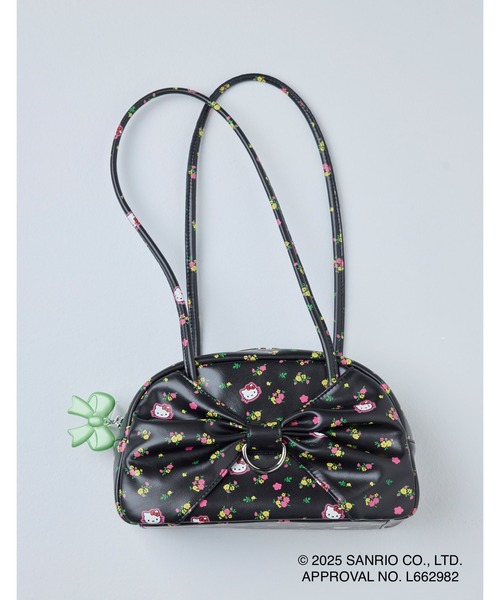 新品Little sunny biteハローキティ 花柄 ミニボストンバッグ ハンドバッグ hello kitty x little sunny bite ribbon bag : ZOZOTOWN