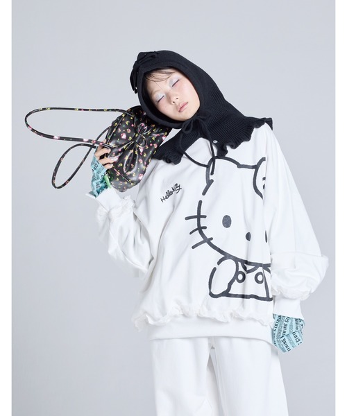 新品Little sunny biteハローキティ 花柄 ミニボストンバッグ