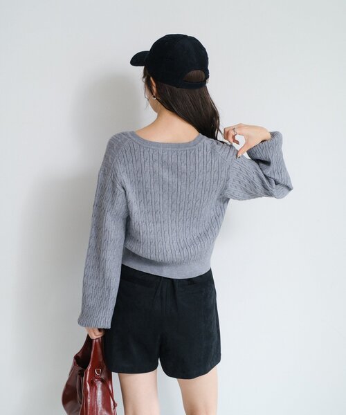 Kastane（カスタネ） パンツ 「セットアップ対応」スウェードショート