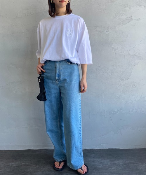 「1PIU1UGUALE3 RELAX 」 半袖Tシャツ M ブラック レディース_画像5