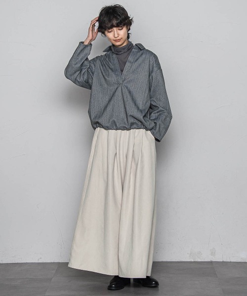 MAYSON GREY（メイソングレイ） ワイドパンツ パンツ スウェードライク