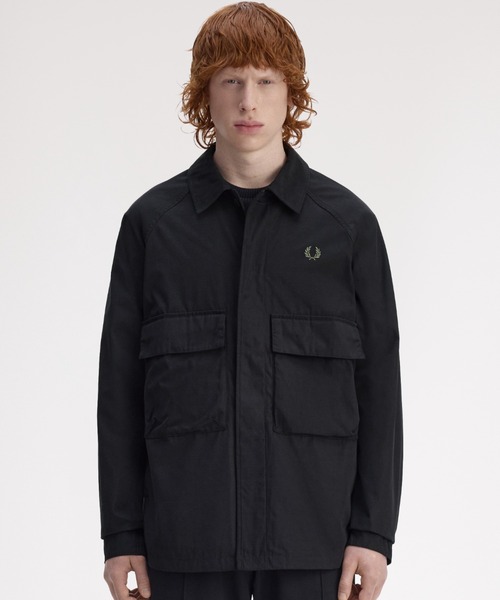 FRED PERRY（フレッドペリー） シャツ Raglan Utility Overshirt