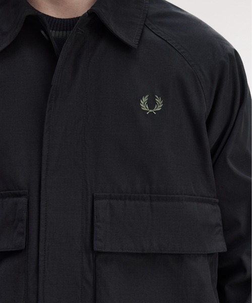 FRED PERRY（フレッドペリー） シャツ Raglan Utility Overshirt