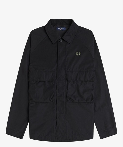 FRED PERRY（フレッドペリー） シャツ Raglan Utility Overshirt