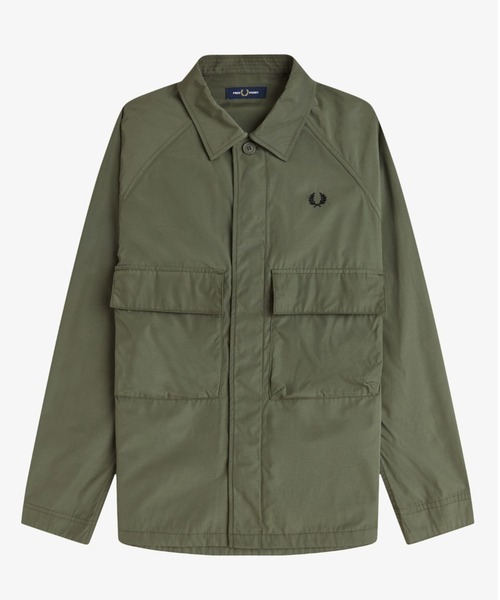 FRED PERRY（フレッドペリー） シャツ Raglan Utility Overshirt