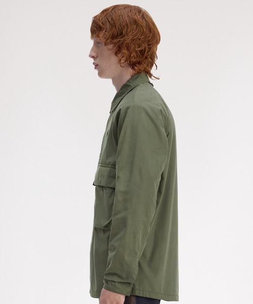 FRED PERRY（フレッドペリー） シャツ Raglan Utility Overshirt