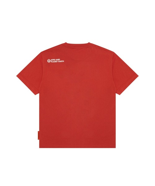 「AAPE BY A BATHING APE」 半袖Tシャツ LARGE アイボリー メンズ_画像8