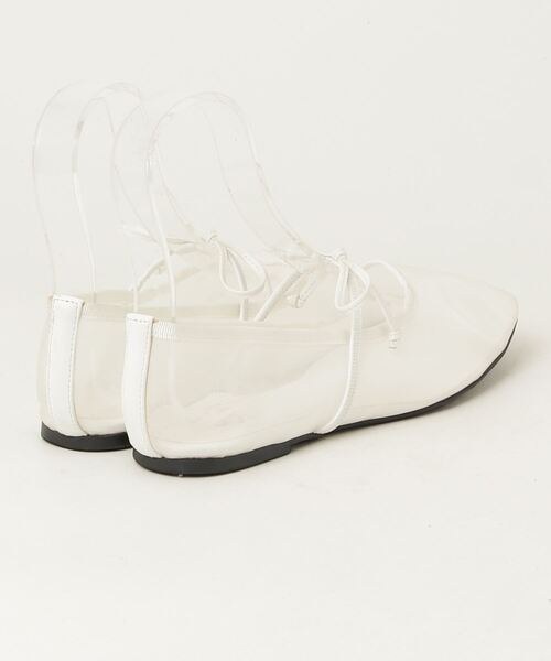 「SY UNITED ARROWS」 フラットパンプス 24.5cm ホワイト レディース_画像2