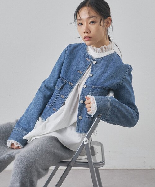 Whim Gazette（ウィム ガゼット） デニムジャケット gジャン デニム