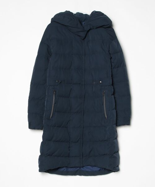 PLST（プラステ） ダウンコート 2 ネイビー レディース : ZOZOTOWN