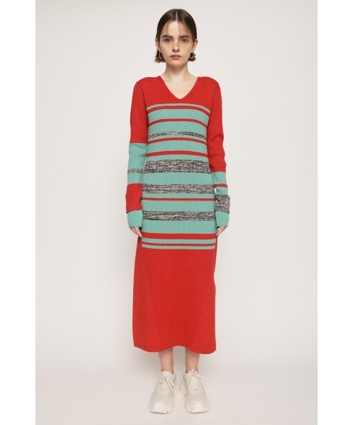 「SLY」 ニットワンピース FREE ブラウン レディース_画像2