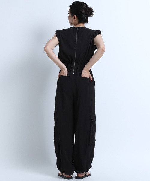 A17460 極美品 サイト 21AWpre オーバーオール 黒3 A17460 極美品 サイト 21AWpre オーバーオール 黒3