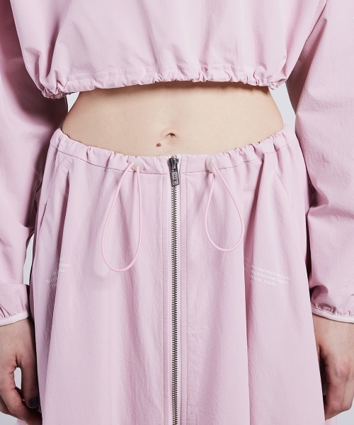 「ESSENTIAL」 フレアスカート 38 ネイビー レディース_画像5