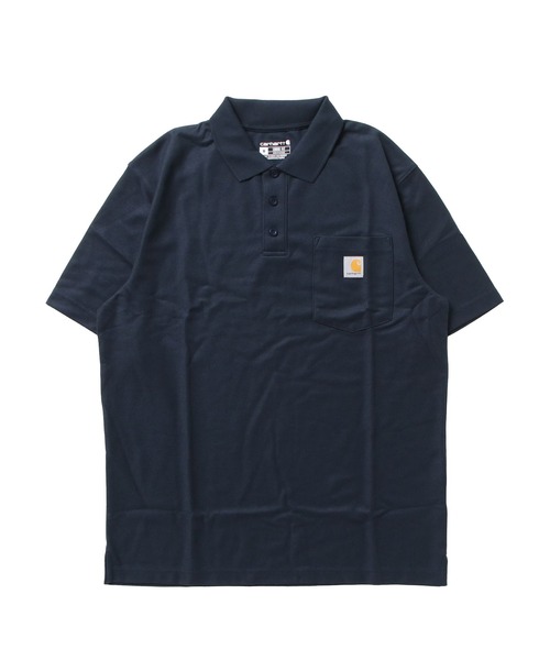 Carhartt（カーハート） 半袖ポロシャツ LARGE ネイビー メンズ 