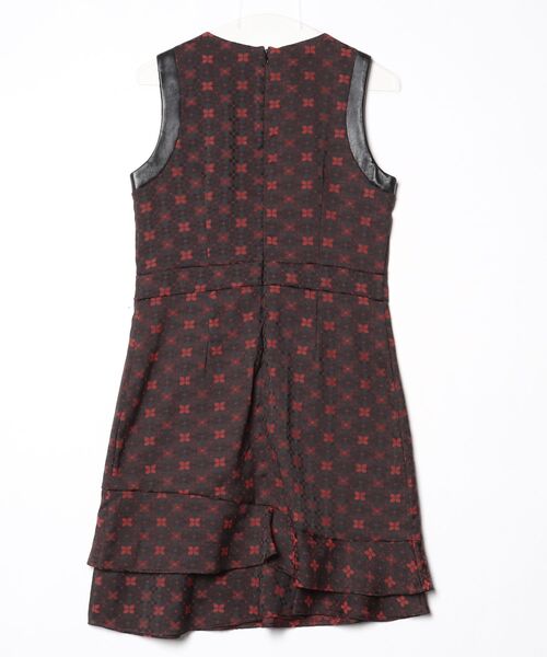 「Sinequanone」 ノースリーブワンピース M レッド レディース_画像2