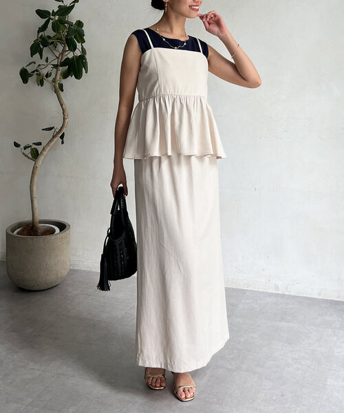 「Chez toi」 セットアップ FREE チャコールグレー レディース_画像2