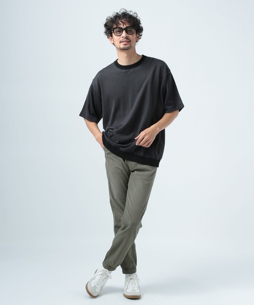 「BAYFLOW」 イージーパンツ SMALL ブルー メンズ_画像9