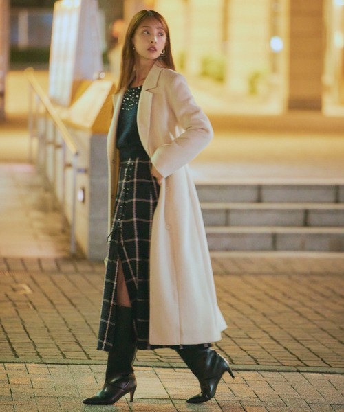 「SNIDEL」 長袖ニット FREE ネイビー レディース_画像8