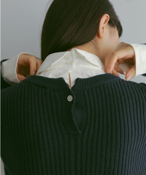 「CASA FLINE」 ニットワンピース FREE グレー レディース_画像8