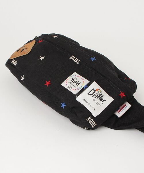 「X-girl」 ウエストバッグ「Drifterコラボ」 - ブラック レディース_画像3