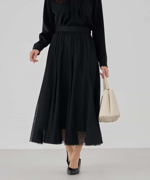 a.v.v（アー・ヴェ・ヴェ） スカート 「洗える」チュールマーメイド