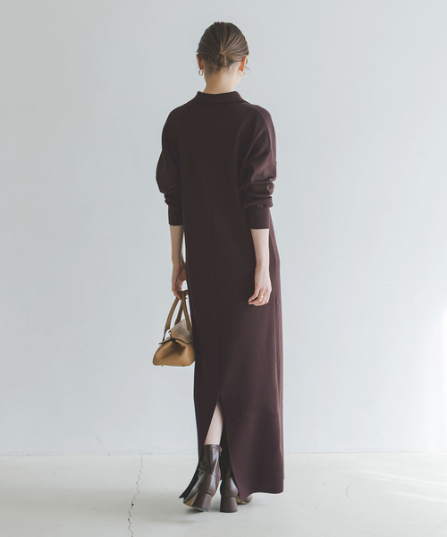 NOBLE（ノーブル） ワンピース 「追加」ポロシャツニットワンピース 2