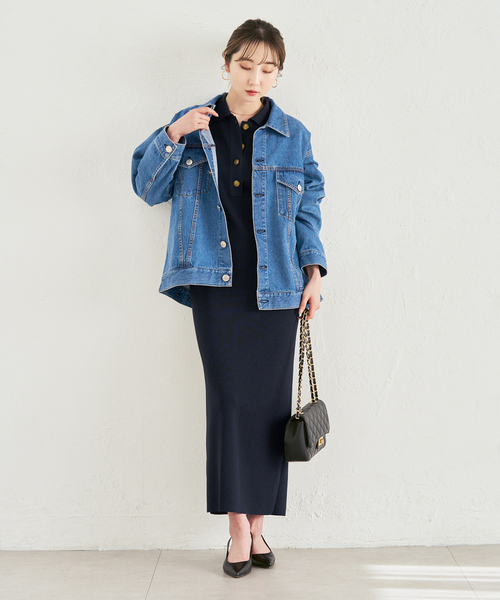 NOBLE（ノーブル） ワンピース 「追加」ポロシャツニットワンピース 2