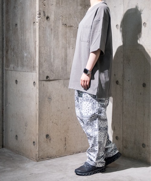 「JOHN'S CLOSET」 「HALHAM」半袖Tシャツ LARGE テラコッタ メンズ_画像9